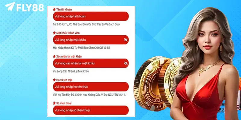 Hướng Dẫn Đăng Ký FLY88 Nhanh Chóng, An Toàn Cho Người Chơi